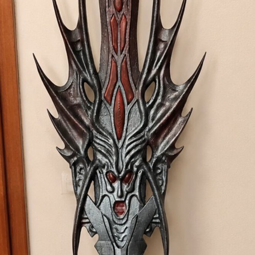 Arcana Mace cosplay staff Lineage 2 life size 3D print