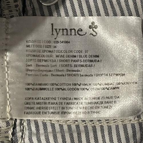 Lynne light blue jean shorts with lace, like new, size S