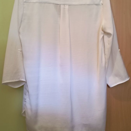 Stradivarius summer white shirt like new, size S