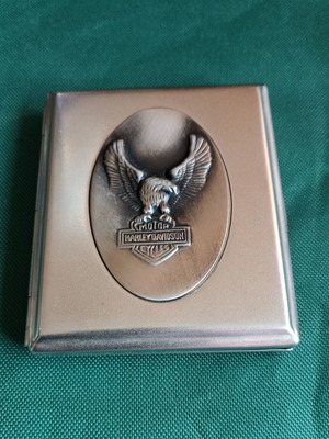 Vintage μεταλλική ταμπακιέρα Harley-Davidson Made in Germany σαν καινούργιο