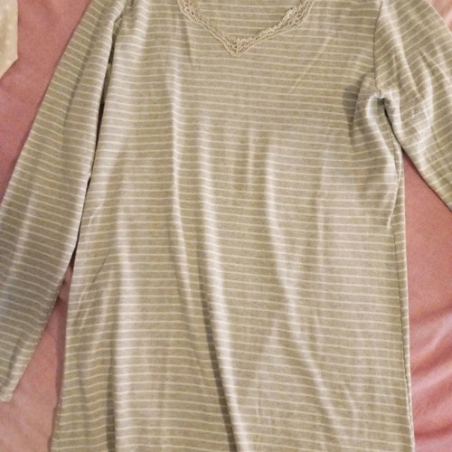 Nota Lingerie nightgown new, cotton, medium, gray