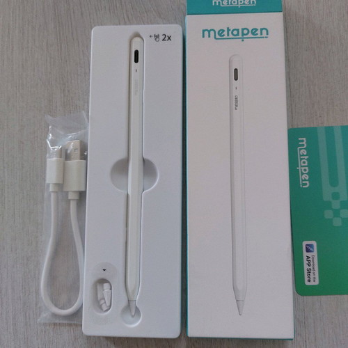 Metapen A8 White Pen new, professional Apple Pencil alternative