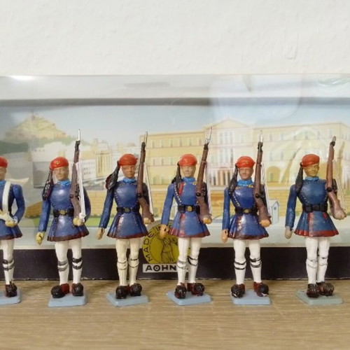 Athina Evzones Macedonomachoi figures used, original box set