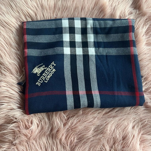 Modissimo 100% Cotton Shawl Navy Blue Like New