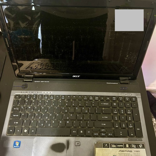 Acer Aspire 5738ZG laptop used for parts or repair, Intel Pentium Dual-Core