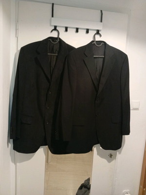 XL jackets like new, corduroy Askot and striped linen Graf Eric, 2 pieces