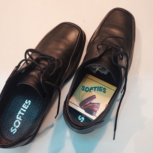 Softies shoes size 41, black moccasins
