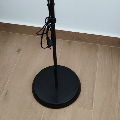 IKEA Not floor lamp, black and white, adjustable height