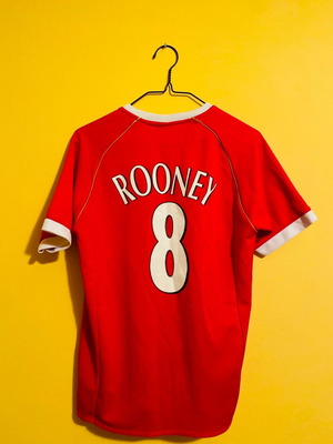 Φανέλα Man United Rooney ρετρό μεταχειρισμένη, μέγεθος XS