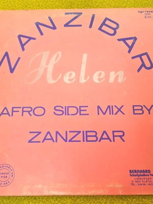 Helen Zanzibar 12' βινύλιο μεταχειρισμένο, ηλεκτρονικό
