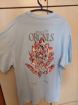 Jack & Jones Originals Τιρκουάζ T-shirt με γραφικό σχέδιο μέγεθος L σαν καινούργιο