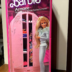 Barbie Sweet Roses furniture designed armoire  1987