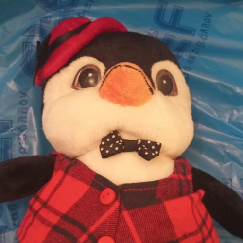 Children's Penguin Teddy Bear like new