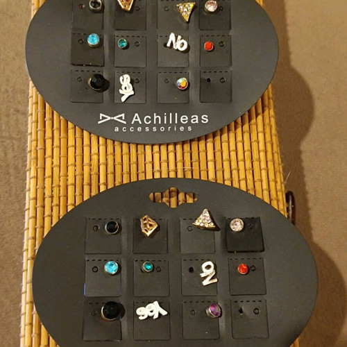 Achilleas Accessories earrings set of 11 pairs unused