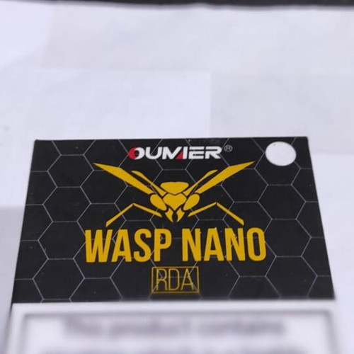 Oumier Wasp Nano RDA yellow like new