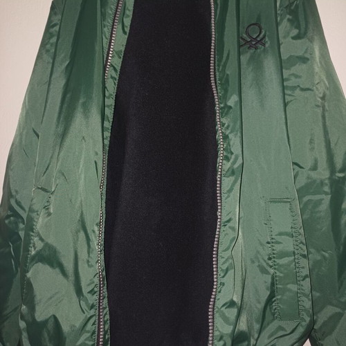 Benetton jacket for girl 10-11 years like new, green