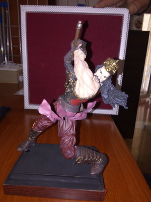 Φιγούρα Vlad Tepes καινούργια με ξύλινη βάση 21 εκ.