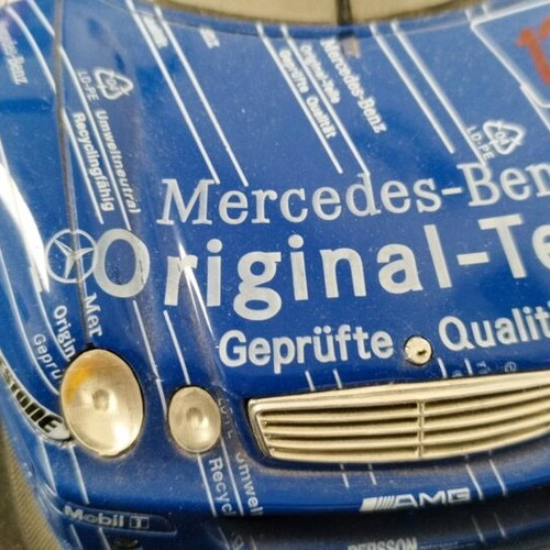 Mercedes CLK GTR 1:18 used metal Maisto miniature