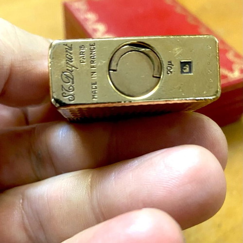 Dupont N7 gold lighter used, vintage