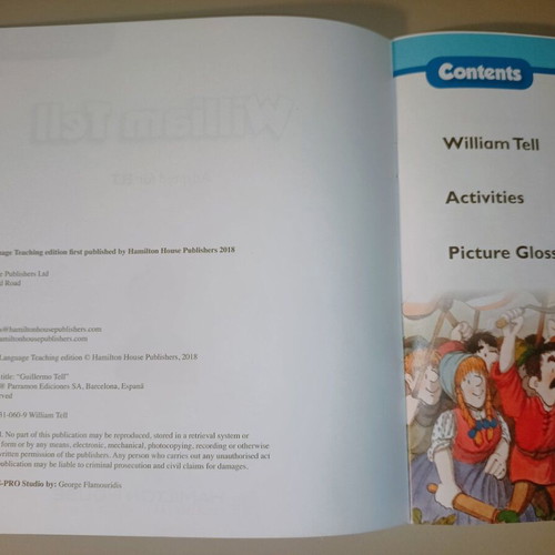 William Tell Primary Classic Readers Level 3 like new