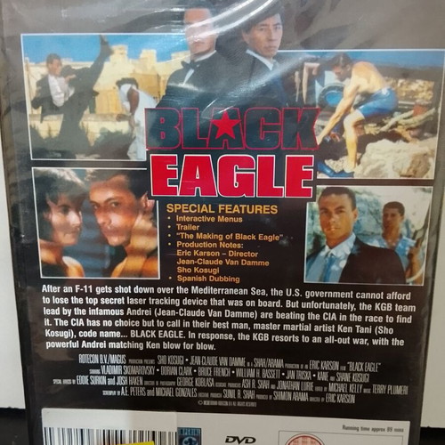 Black Eagle DVD new, with subtitles, Jean-Claude Van Damme