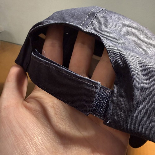 Baseball cap new, navy blue with adjustable velcro closure