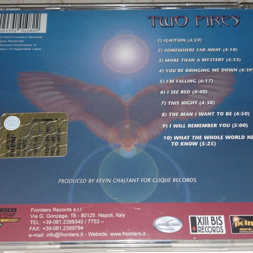 Two Fires Ignition CD mint condition, metal