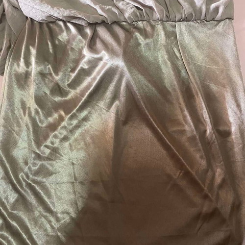 Long airy skirt used, size small, sand color with front slit