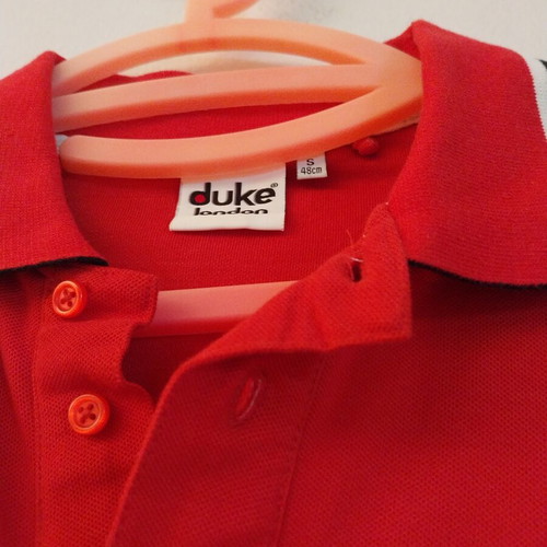 Duke men's polo shirt size S red like new
