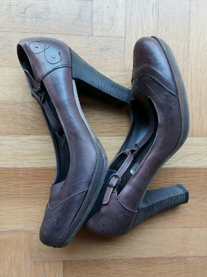 Gioia Pazzа shoes brown pumps like new size 39