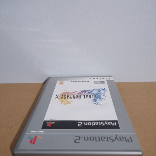 Final Fantasy X platinum case and manual for PS2, used