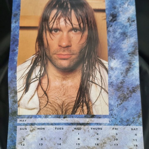 Iron Maiden 1991 calendar used, official