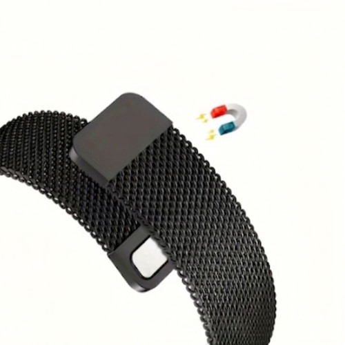 Milanese Metal Watch Strap 22mm black new, 24cm