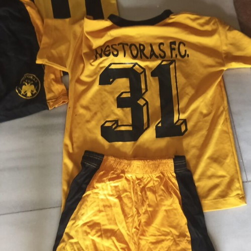 Nestoras F.C. football kits like new for ages 9 and 11