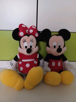 Λούτρινα Mickey και Minnie αυθεντικά Disneyland Paris καινούργια 34cm