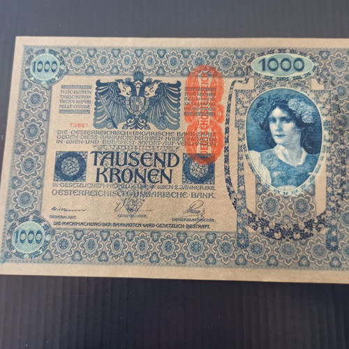 Collectible banknotes used, 1676 pieces