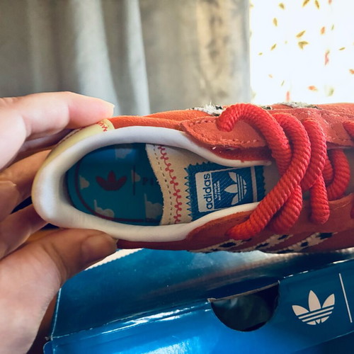 Adidas Gazelle Toy Story X new orange athletic shoes size 26