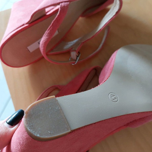 Pink platform sandals size 41 new