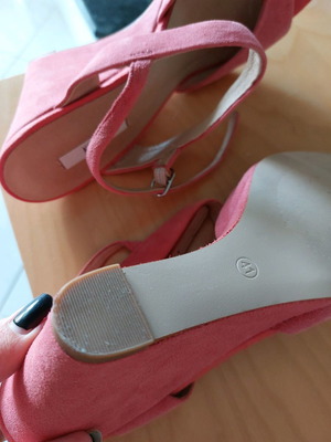 Pink platform sandals size 41 new