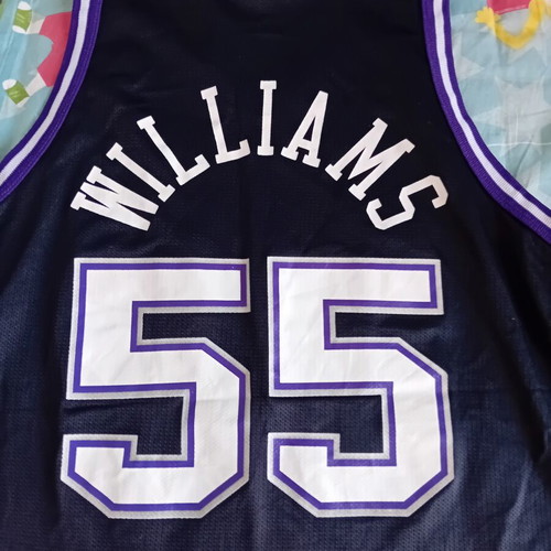 NBA Sacramento Kings Champion 90s Jersey Jason Williams used, medium