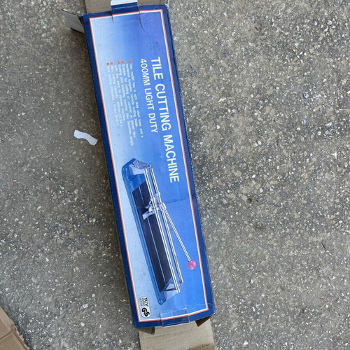 Manual Tile Cutter 400mm, new, metal base with tungsten cutting wheel
