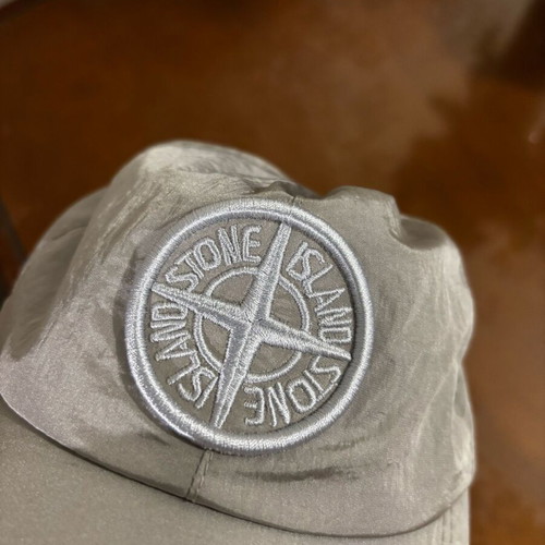 Stone Island Nylon Metal hat like new, gray, size M