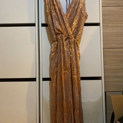 Anna Samouka rose gold dress like new, size M