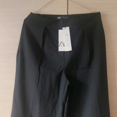 Zara Black Women's Fabric Pants New Size Small