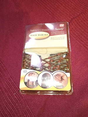 Magic Hair Set new hair accessory set with stretchable double combs