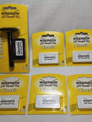 Wilkinson Sword Classic sealed razor with 30 blades new