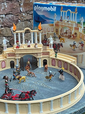 Playmobil History 4270 Roman Gladiator Arena complete set used