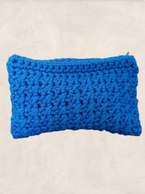 Handmade women's knitted wrist wallet new