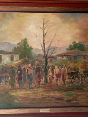 Ελαιογραφία σε καμβά Χαρ. Παλαιολόγος 1833-1901 με κορνίζα