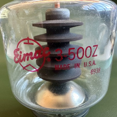 Emiac 3-500Z Vacuum Tube used, non-functional